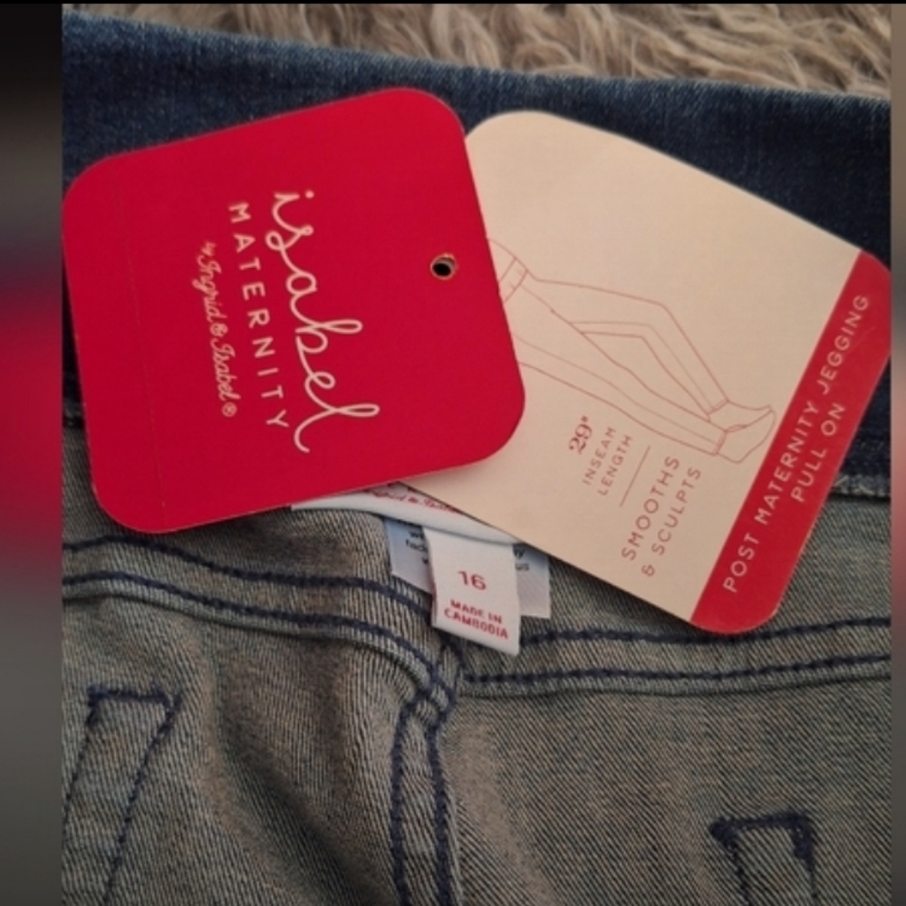 Ingrid and Isabel Comfort-Fit Post Maternity or Menopause Jeggings Size 16 (1x) - Picture 7 of 7